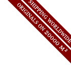 Shipping Worldwide - Originale auf 20.000 qm